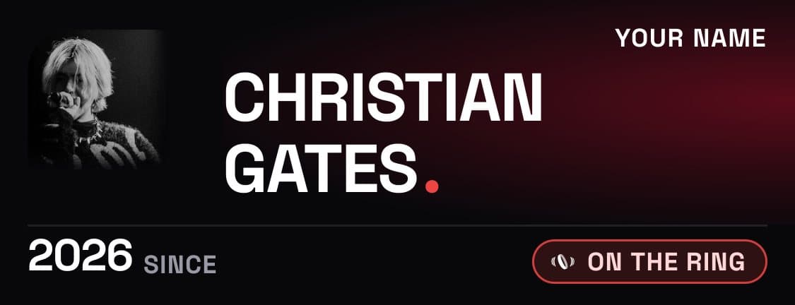 Christian Gates passport