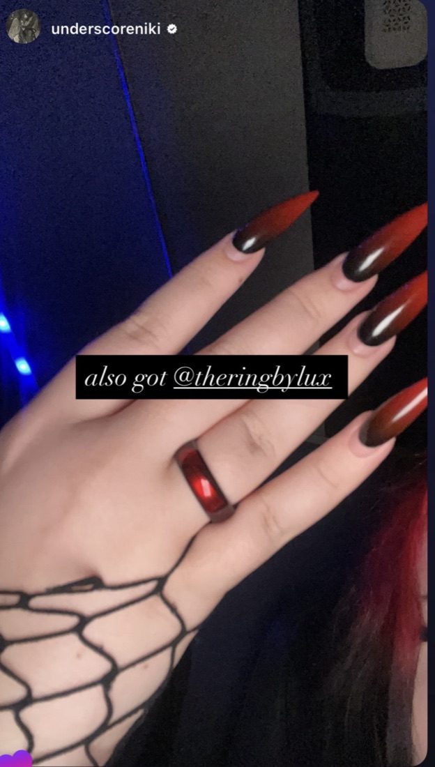 A fan showing off The Ring by Lux, tagged on Instagram